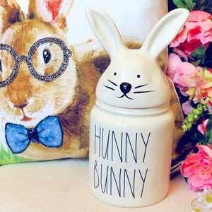 Rae Dunn HUNNY BUNNY EASTER Canister Limited NEW